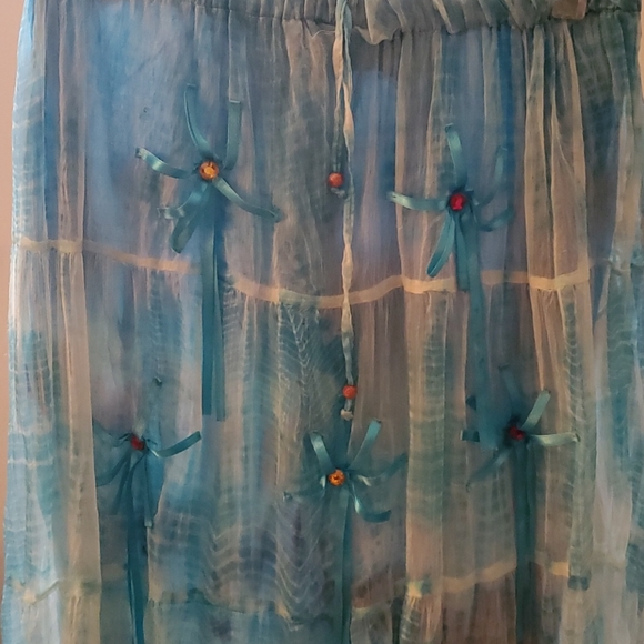 💥 Pretty Chiffon light weight ribbon Skirt - Picture 3 of 7